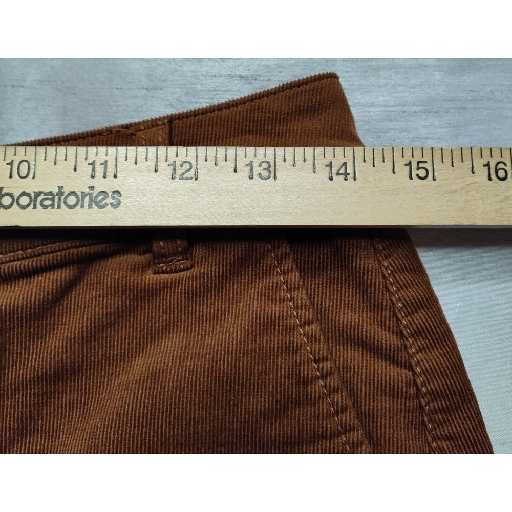 CABI Women Size 4 Brown Button Front 18.5" Corduroy Skirt EUC - Picture 10 of 14